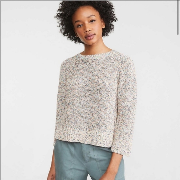 Lou & Grey Cropped Rainbow stitch Sweater - Picture 2 of 3